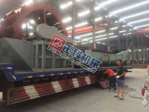 螺旋洗砂機輪鬥洗砂機發貨啦